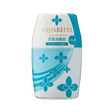 （まとめ）ライオンケミカル アクアリフレ芳香消臭剤 トイレ用 ハーブミントの香り 400ml 1個【×50セット】