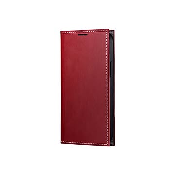LEPLUS iPhone 13 mini 薄型PUレザーフラップケース「PRIME」 レッド LP-IS21PRIRD