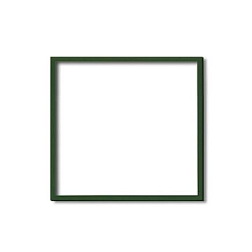 角額木製正方額・壁掛けひも■5767 300角(300×300mm)「グリーン」