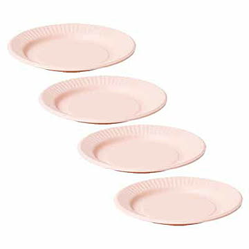 ideaco イデアコ b fiber plate19   4pcs ビーファイバー プレート19 (Ф19cm 4枚組) お皿 プレート ディッシュプレート 取り皿 ケーキ皿 バーベキュー キャンプ