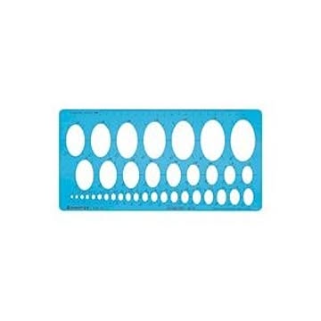 （まとめ）ステッドラー テンプレート 976 10 楕円定規【×2セット】