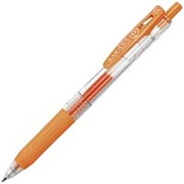 (業務用50セット) ZEBRA ゼブラ ボールペン サラサクリップ 0.5mm/オレンジ ゲルインク ノック式 JJ15-OR