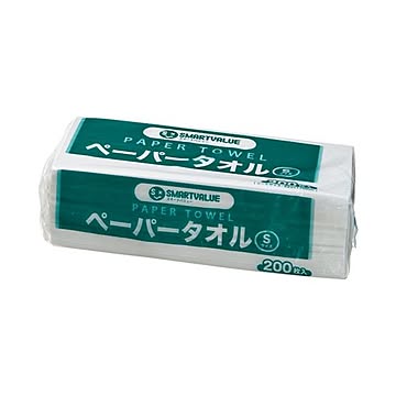 （まとめ） スマートバリュー ペーパータオル S200枚入*35個 N201J-S-35【×3セット】
