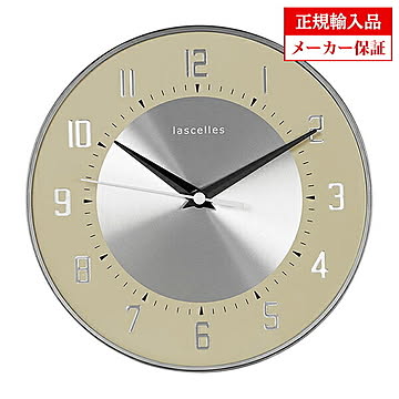 【正規輸入品】 イギリス ロジャーラッセル 掛け時計 ROGER LASCELLES デコ ドーム クロック DECO DOME CLOCK   クリーム シルバー (DECO/DOME/CREAM)