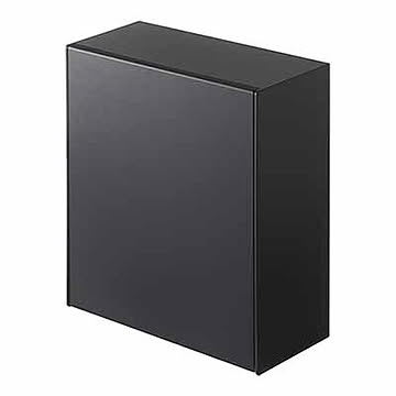 山崎実業 タワー マグネットダストボックス＆収納ケース ブラック