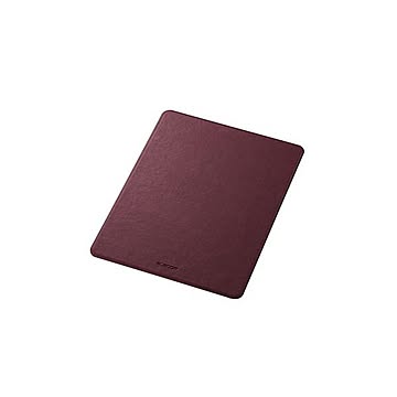 エレコム マウスパッド スプリットレザー XLサイズ ボルドー MP-TGLRD