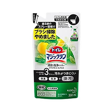 （まとめ） 花王 トイレマジックリン 消臭洗浄スプレー ツヤツヤ シトラス 詰替 【×20セット】