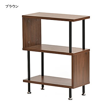 サイドテーブル 組立式 ONST0204 幅400x奥行200x高さ525mm B.Bファニシング