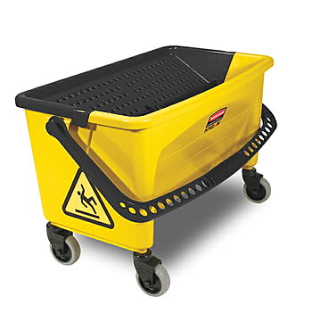 プレス式リングバケット RMQ90088YL 幅368x奥行665x高さ409mm ラバーメイド