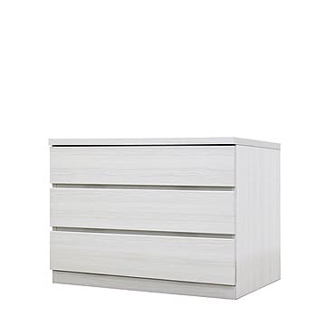 丸田木工 フィット 幅80 3段 奥行55 チェスト 完成品 日本製 大川家具
