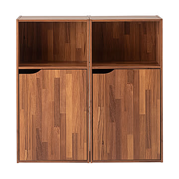 収納棚 キャビネット サイドボード スリム 小さめ 幅40 ラック シェルフ 扉付き おしゃれ リビング収納 収納 木目調 BLY-62