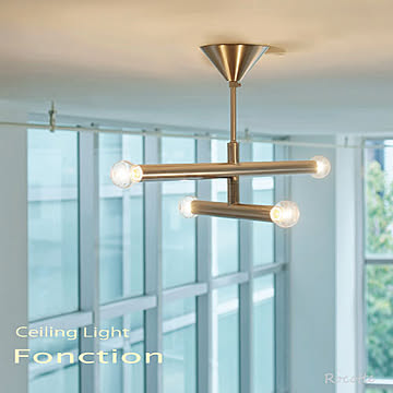 インターフォルム シーリングライト LED 白熱球 4灯 フォンクシオン