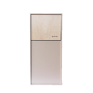 ゴミ箱 8L スリム コンパクト 小さい DOORS mini ドアーズミニ ダストボックス  8リットル スイング式 フタ付き 木製 かわいい おしゃれ ヤマ