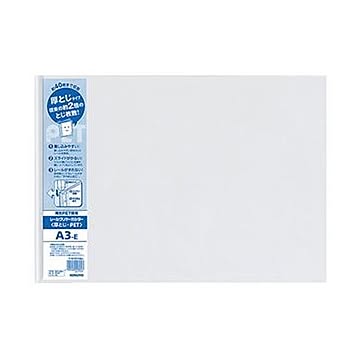 （まとめ）コクヨ レールクリヤーホルダー厚とじ・PET A3ヨコ 40枚収容 白 フ-WTP768W 1セット（20冊）【×3セット】