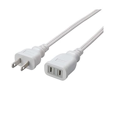 まとめ エレコム 電源延長ケーブル 2P・1個口5.0m T-E2250 1個 ×10セット