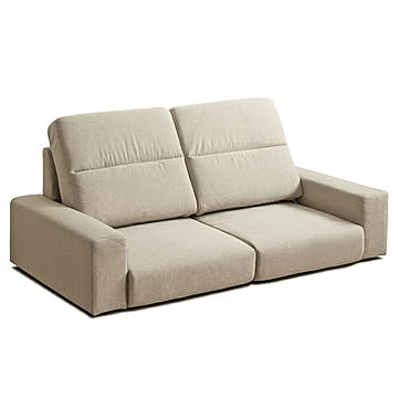 ローソファ 2P ハイバック 連結式 IW-181 幅150x奥行82x高さ80cm 岩附