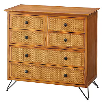 ブラウン チェスト W80×D40×H75