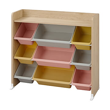 天板付きキッズトイハウスラック TKTHR-39R 全3色