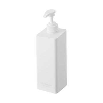 tower タワー (山崎実業) たっぷり洗剤が出るマグネットディスペンサー Magnetic Dispenser シャンプーボトル コンディショナー ボディソープ 詰め替えポンプ 磁石 浮かせて収納