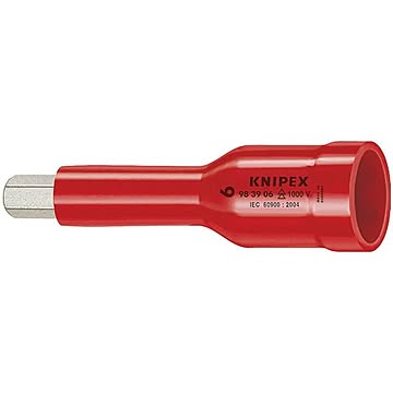 KNIPEX（クニペックス）9849-05 （1／2SQ）絶縁ヘキサゴンソケット 1000V