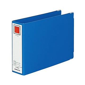 （まとめ）コクヨ Kファイル（Mタイプ）片開きA5ヨコ 400枚収容 40mmとじ 背幅54mm 青 フ-1847B 1セット（2冊）【×20セット】