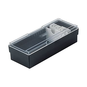 (まとめ) セキセイ ネームカードボックス 700名用 CB-700-60ブラック 1個 【×10セット】