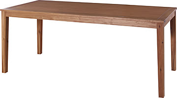 アルンダ ダイニングテーブル W180×D85×H72 ライトブラウン