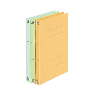 （まとめ）プラス フラットファイル 樹脂製とじ具A4タテ 背幅28mm No.021NWブルー 1セット(10冊) 【×5セット】