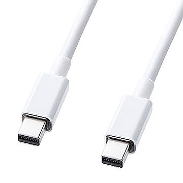 サンワサプライ　ミニDisplayPortケーブル1m　KC-DPMM1W 管理No. 4969887843918