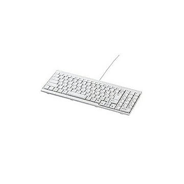BUFFALO USB接続 有線スリムキーボード ホワイト BSKBU14WHWH 管理No. 4950190351078