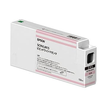 (まとめ）エプソン インクカートリッジビビッドライトマゼンタ 150ml SC9VLM15 1個【×3セット】