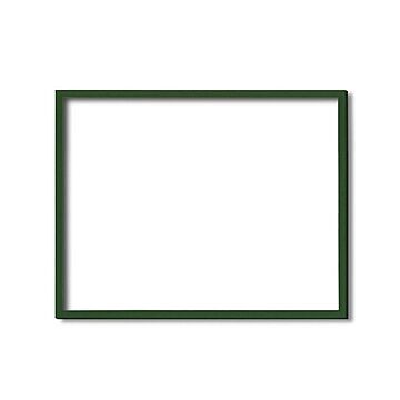 【木製額】色あせを防ぐUVカットアクリル ■デッサン額 三三サイズ（606×455mm）グリーン 壁掛けひも付き 化粧箱入り