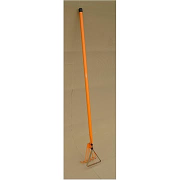 ガーデンプロ/草刈り器具 【ワイドタイプ】 レーキ付き 両刃 角度2段階調節可 日本製 〔除草 園芸 ガーデニング用品〕