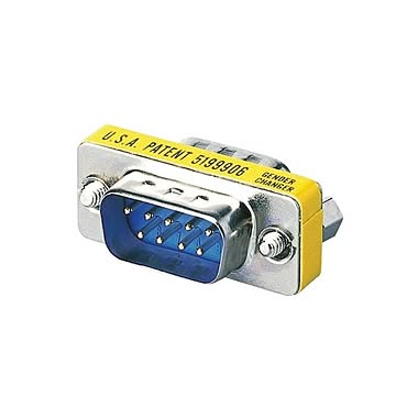 まとめエレコム 超小型アダプタD-Sub9pinオス AD-D9MM 1個×5セット