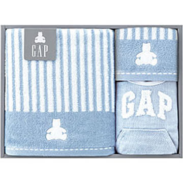 ベビー GAP ミニバスタオル ウォッシュタオル スタイ ブルー