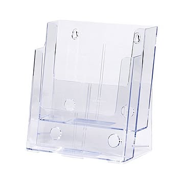 （まとめ） カタログスタンド A4サイズ用 CSD-2772-00 1台入 【×2セット】