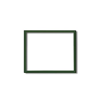 デッサン額縁/フレーム 【八ツ切サイズ 303×242mm】 グリーン(緑) 壁掛けひも付き 化粧箱入り 5767