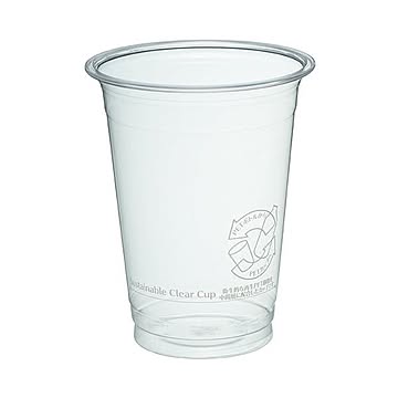 （まとめ）サンナップ サスティナブルクリアーカップ 420ml（14オンス）C92-420SCC 1パック（40個）【×10セット】
