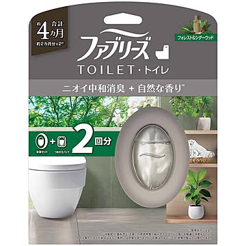 ファブリーズ ファブリーズトイレ用消臭剤 プレミアムシリーズ消臭＋自然な香り 本体＋つめかえ1個パック