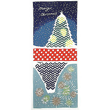 VERTEX 師走 12月 Merry Christmas & Happy New Year 注染手ぬぐい VTX94098
