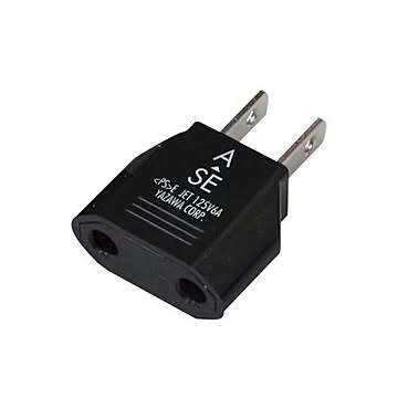 (まとめ)YAZAWA 国内用変換プラグSEタイプ HPJP6×10セット