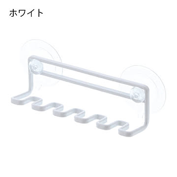 山崎実業 吸盤トゥースブラシホルダー 5連 タワー tower