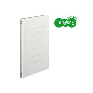 （まとめ）TANOSEE フラットファイル バインダー 2穴 ＜スタンダードカラー＞A4タテ 150枚収容 グレー 10冊入×20パック