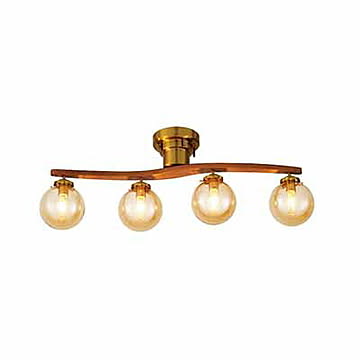 インターフォルム オーウェン シーリングライト LT-4024 LED電球付 アンバー