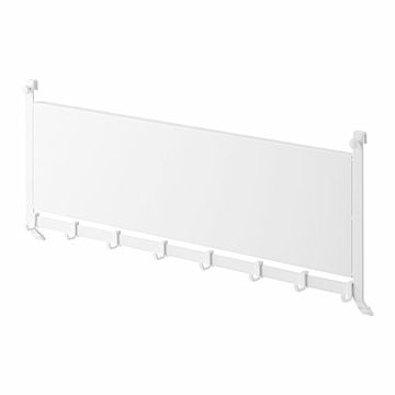 towerタワー(山崎実業) レンジフードスチールパネル＆フック Wall-Mounted Corner Shelf, Large, Drywall Compatible マグネット キッチン収納