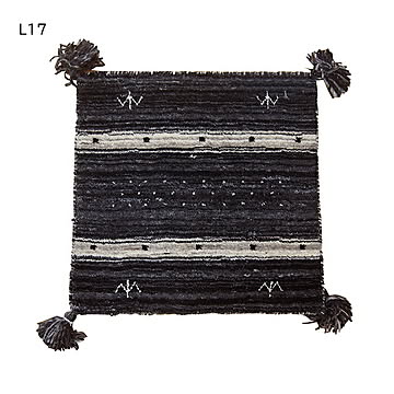 ギャッベ チェアパッド LORRI BUFF 40x40cm 萩原