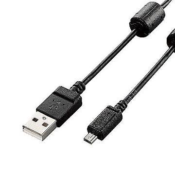 5個セット エレコム デジカメ用USBケーブル(平型mini8pin) DGW-F8UF05BKX5 管理No. 4589453402501