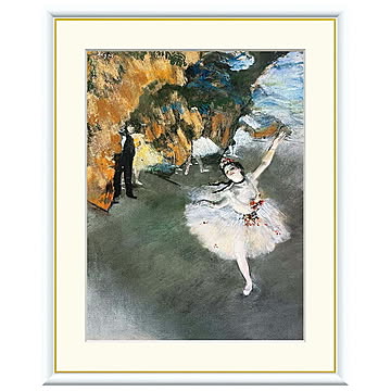 額絵 舞台の踊り子 エドガー・ドガ 52x42cm 三幸
