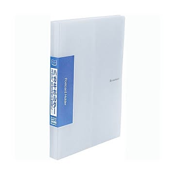 (まとめ) ビュートン ハガキホルダー A4タテ 120ポケット クリヤー NPC-A4-120C 1冊  【×10セット】