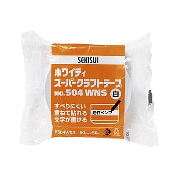 （まとめ） セキスイ ホワイティスーパークラフト No.504WNS K504W03 1巻入 【×5セット】